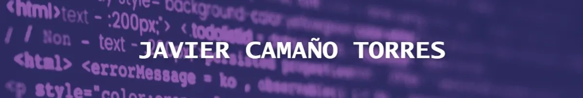 Banner de la sección sobre mí mostrando elementos tecnológicos